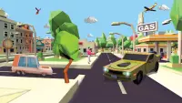 Monster Smashy Cars-Blocky City Driving Adventures Screen Shot 6