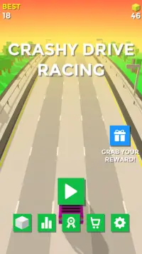 Crashy Racing:game with thrill racing Screen Shot 0