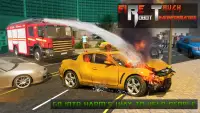 Robot Strażak Ratować Ogień Truck Symulator 2018 Screen Shot 1