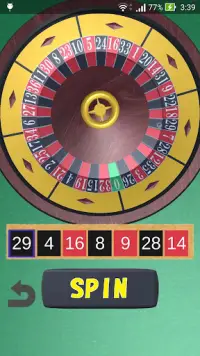 Roulette Wheel Screen Shot 2