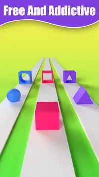 Forma do interruptor 3D - Color Ball Road Screen Shot 0