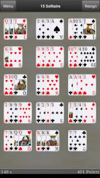 15 Solitaire Free Screen Shot 4