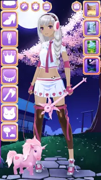 Anime RPG tưởng tượng mặc cô gái - Làm ảnh avatar Screen Shot 6