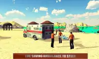 City Beach Rescue Coast Guard Team – Driving Sim Screen Shot 1