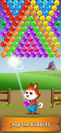 Bubble Shooter Granja Pop Screen Shot 0