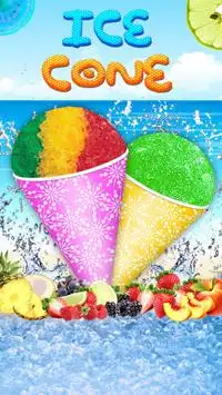 Snow Cones Maker Kids Food Screen Shot 0