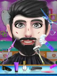 Celebrity Stylist Beard Makeover Salon Game Screen Shot 0