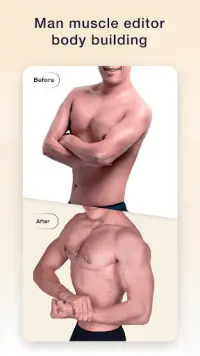 Man Muscle Editor, Biceps, Six Pack Changer Screen Shot 0