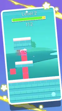 Square Bird:Casual Flying Game Screen Shot 2