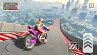 Mega Ramp Stunt Bike Games Screen Shot 0