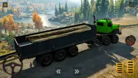 Russian truck driving sim 3d Screen Shot 1