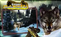 Sniper shooting Jungle Wolf Screen Shot 2