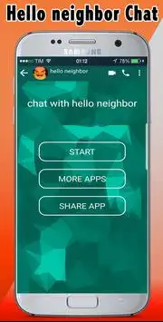Chat with Hello neighbor Prank 2018 Screen Shot 2