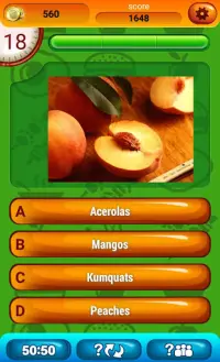 Aliments Amusement Quiz Screen Shot 1