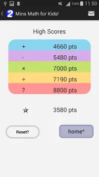 2 Mins Math for Kids! Screen Shot 5