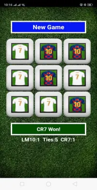 Tic Tac Toe LM10 v CR7 Screen Shot 3