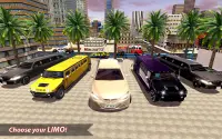 Sopir limusin mewah pengemudi mobil: game limo kot Screen Shot 3