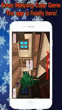 3d XMAS Mahjong Cube tile game Screen Shot 9