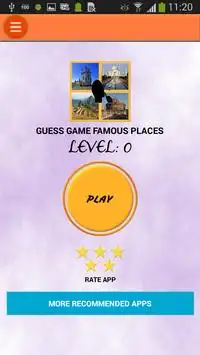 Guess game famous places Screen Shot 0