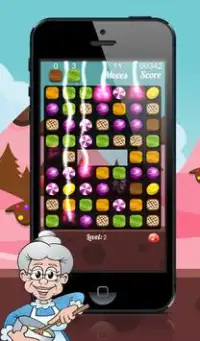 Happy Granny : Candy Match 3 Puzzle Screen Shot 0