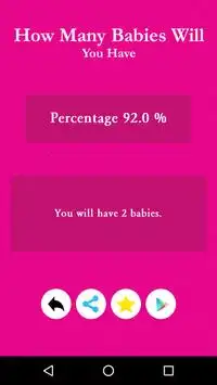 How many babies you will have. Physiological Test Screen Shot 6
