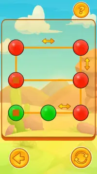 Red And Green - Color dots puzzle game Screen Shot 1