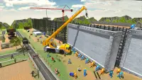 Mega lebuh raya sebenar jambatan pembinaan Screen Shot 2