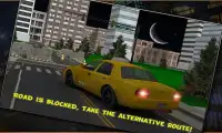 nowoczesne miasto taksówki 3d Screen Shot 3