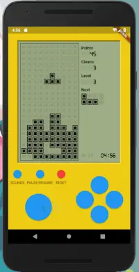 Retro Tetris Screen Shot 0