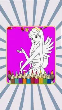 Princess Shopping Coloring Screen Shot 0