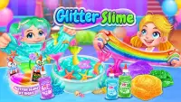 DIY Slime Maker 4 - Glitter Slime Screen Shot 3