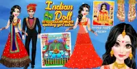 Indian Doll Wedding Girl Salon Screen Shot 0