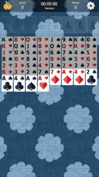 FreeCell Solitaire Classique Screen Shot 0