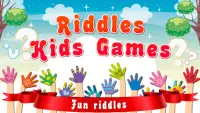 Riddles Kids Games Screen Shot 0