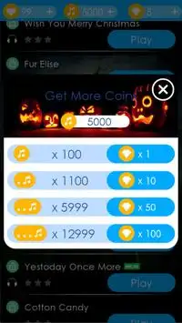 Piano Tiles 4 : Magic Tiles - halloween Screen Shot 2