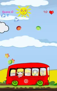 Wheels on the bus song: games for toddlers, babies Screen Shot 4