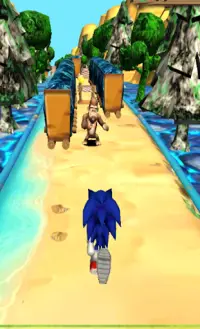 Blue Hedgehog Adventure Dash - New Jungle Screen Shot 0