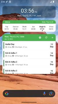 Hijri Calendar & Prayer Times Screen Shot 7