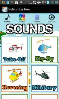 Helicopter Games for Kids Free Screen Shot 0