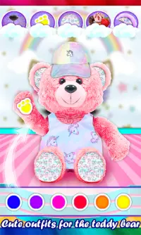 Build A Dancing Teddy Bear! Furry Rainbow Dancer Screen Shot 2
