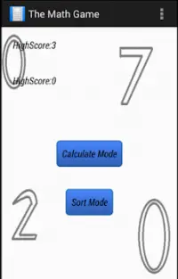 The Math Game Screen Shot 1