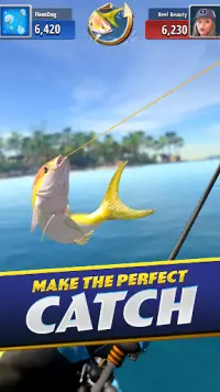 TAP SPORTS Fishing Game Screen Shot 1