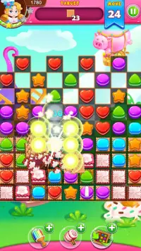 Candy Bomb - perlawanan 3 permainan percuma Screen Shot 3