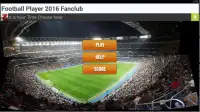 Football Player 2016 Fanclub Screen Shot 0