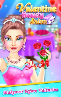 Valentine Beauty Salon - Makeover Game Screen Shot 0