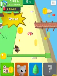 Idle 3D Cat: Town Clicker Screen Shot 3