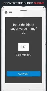 Blood Sugar Converter Screen Shot 0