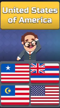 Flags & Countries Quizzes Game Screen Shot 0
