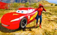 Superhero Queen Car:Lightning GT Car Racing Stunts Screen Shot 1