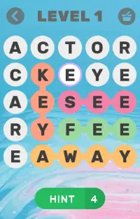 Word Game 2020 - Crossword puzzle Screen Shot 1